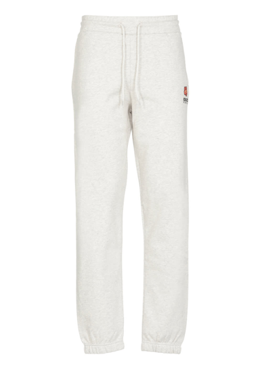 Shop Kenzo Boke Flower Sweatpants In Pale Grey