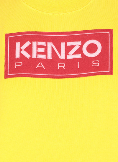 Shop Kenzo Paris Sweatshirt In Golden Yellow