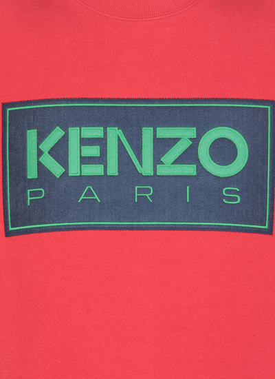 Shop Kenzo Paris Sweatshirt In Medium Red
