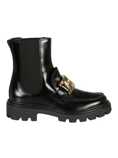 Shop Tod's Pesante Boots In Black