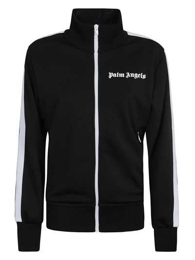 Shop Palm Angels Classic Track Jacket In Black/white
