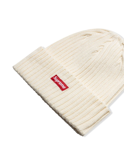Shop Supreme Overdyed Beanie Hat In Weiss