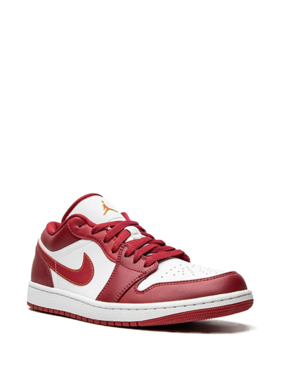 Jordan 1 Low "cardinal Red" Sneakers In Red