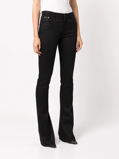 Tom Ford Stretch Flare Denim-pants In Schwarz
