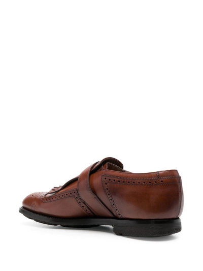 Shop Church's Shanghai Leather Monk Shoes In Braun