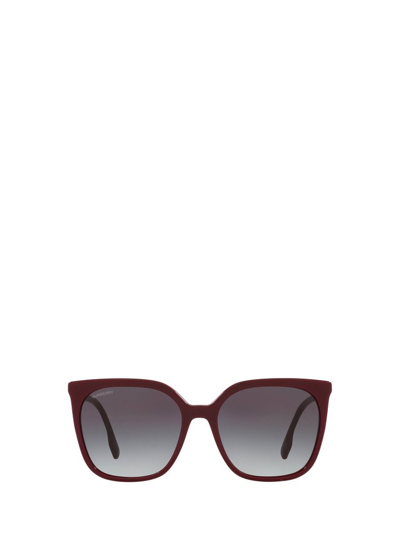 Shop Burberry Eyewear Emily Square Frame Sunglasses In Brown