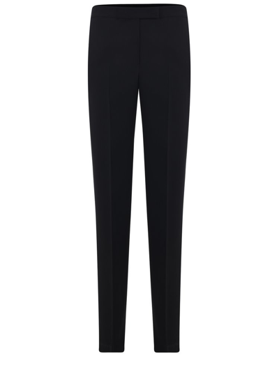 Shop Twinset High Waist Tailored Pants In Black