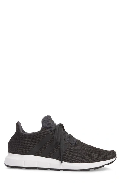 Shop Adidas Originals Swift Run Sneaker In Carbon/ Black / Medium Grey