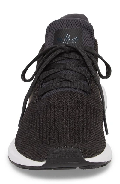 Shop Adidas Originals Swift Run Sneaker In Carbon/ Black / Medium Grey
