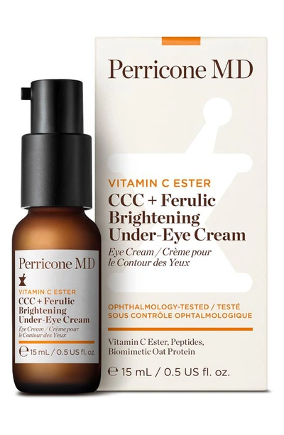 Perricone Md Vitamin C Ester Ccc + Ferulic Brightening Under-eye Cream 0.5 Oz.