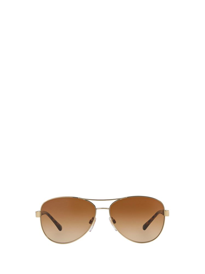Shop Burberry Eyewear Aviator Sunglasses In Multi