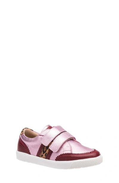 Shop Elephantito Kids' Marti Sneaker In Metallic Carnation