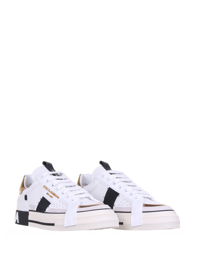 Shop Dolce & Gabbana Sneakers 2.zero Custom In Bianco
