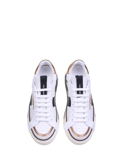 Shop Dolce & Gabbana Sneakers 2.zero Custom In Bianco