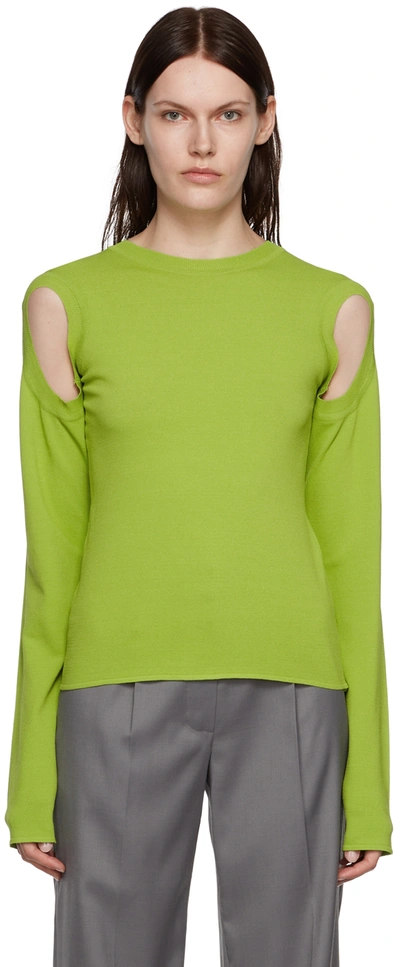 Shop Low Classic Green Armhole Sweater