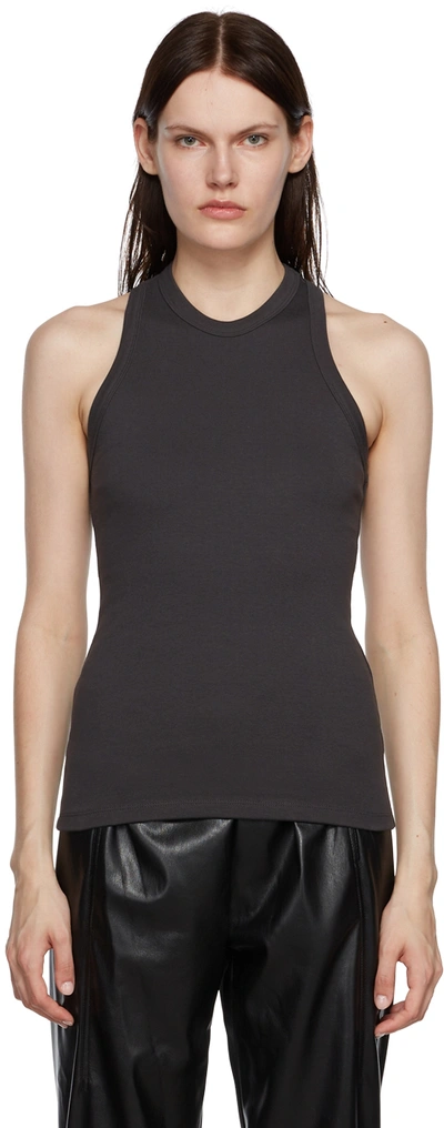 Shop Low Classic Black Classic Tank Top In Charcoal