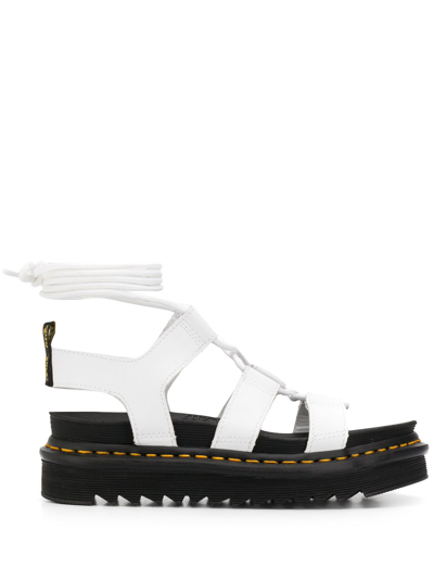 Shop Dr. Martens Sandals In White Hydro