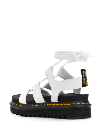 Shop Dr. Martens' Dr. Martens Sandals In White Hydro