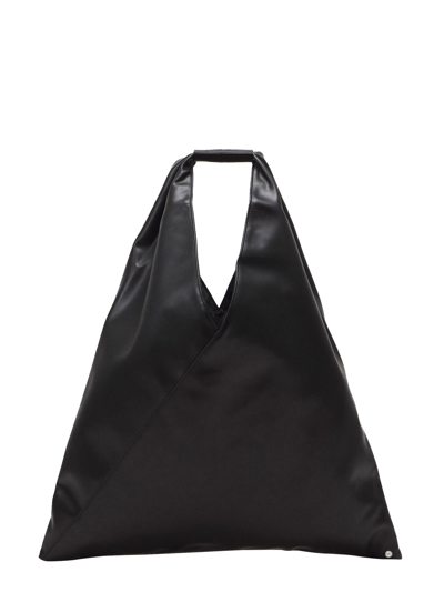 Shop Mm6 Maison Margiela Japanese Bag. In Black