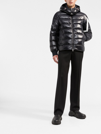 Shop Moncler Giubbotto Corydale Clothing In Black