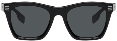 Shop Burberry Black Cooper Sunglasses In 300187 Black