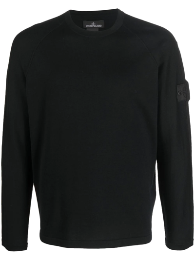 Stone island deals ghost sweater black