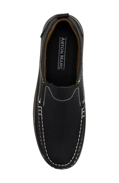 Shop Aston Marc Classic Slip-on Loafer In Black
