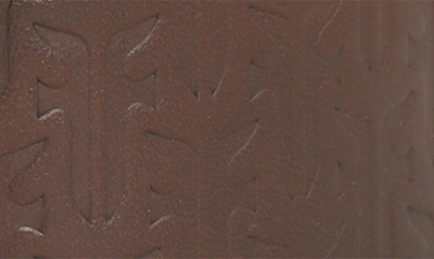 Shop Frye Embossed Logo Belt In Brown