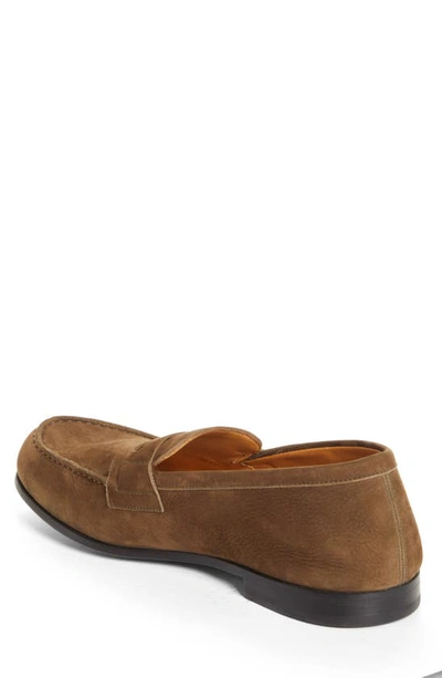 Shop Jm Weston Le Moc' Serie Loafer In Kaki Suede