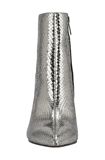 Shop Marc Fisher Ltd Ulani Pointy Toe Bootie In Silver