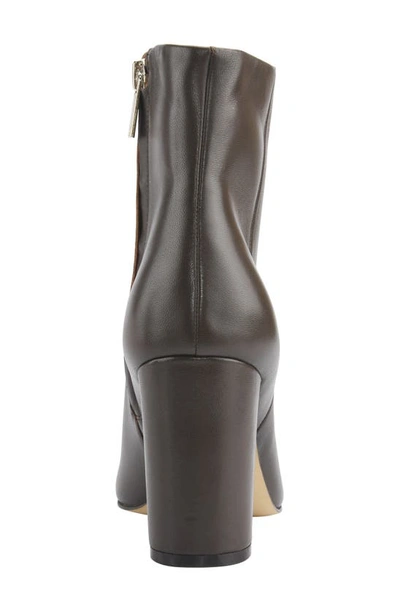 Shop Marc Fisher Ltd Ulani Pointy Toe Bootie In Dark Brown