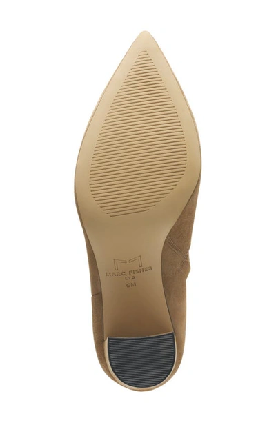 Shop Marc Fisher Ltd Ulani Pointy Toe Bootie In Medium Natural