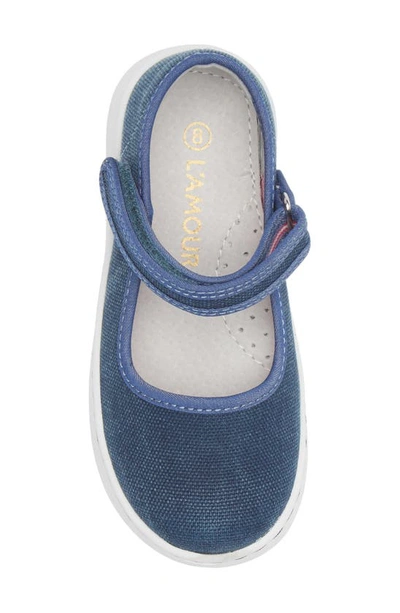 Shop L'amour Jenna Mary Jane In Chambray