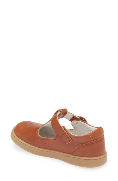 L'amour Chelsea T-strap Shoe In Cognac