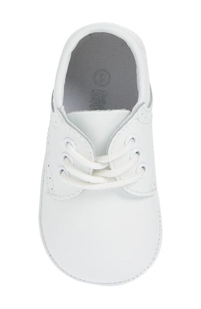 Shop L'amour James Lace-up Shoe In White