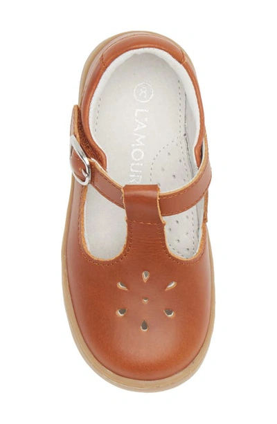 Shop L'amour Chelsea T-strap Shoe In Cognac