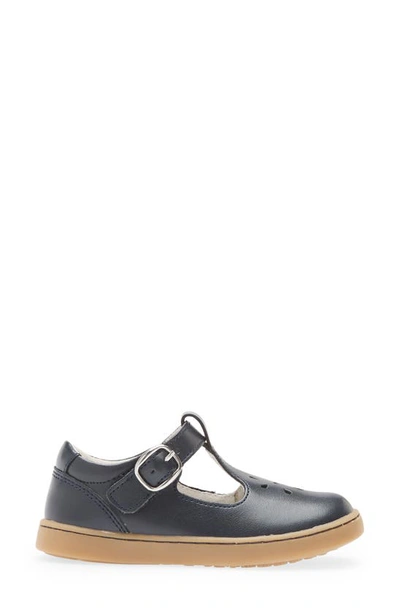 L'amour Chelsea T-strap Shoe In Navy