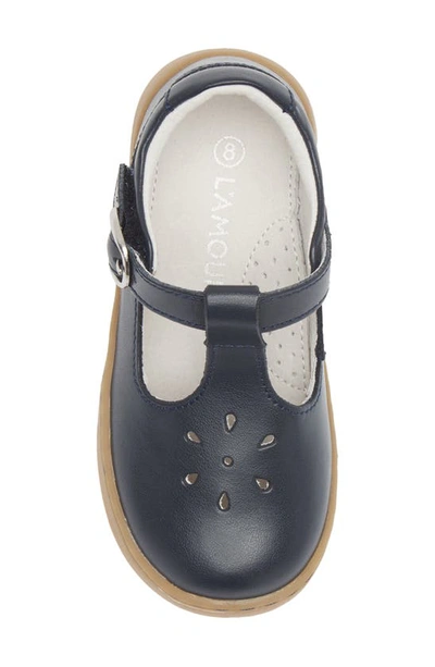 L'amour Chelsea T-strap Shoe In Navy