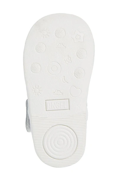 Shop L'amour Dottie Scalloped T-strap Shoe In White