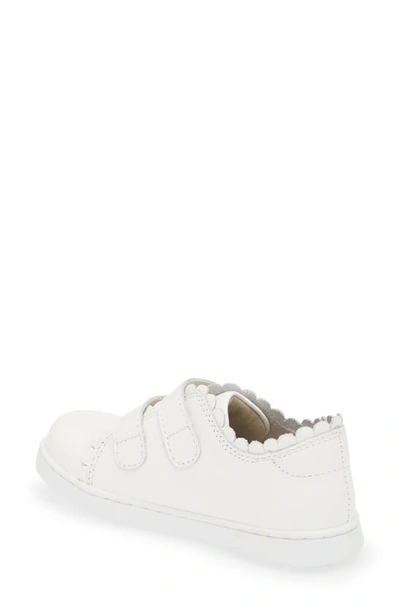 Shop L'amour Caroline Scallop Sneaker In White