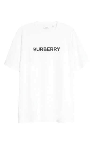 Burberry Oversized T-shirt That Sports The House Logo On The Front In White