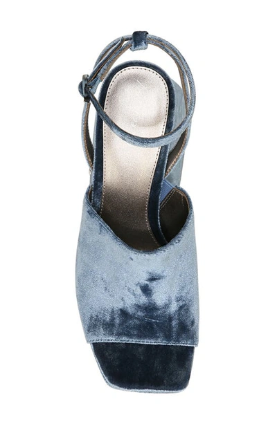 Shop Circus By Sam Edelman Miranda Platform Ankle Strap Sandal In Deja Blue