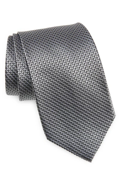 Shop Nordstrom Silk X-long Tie In Silver