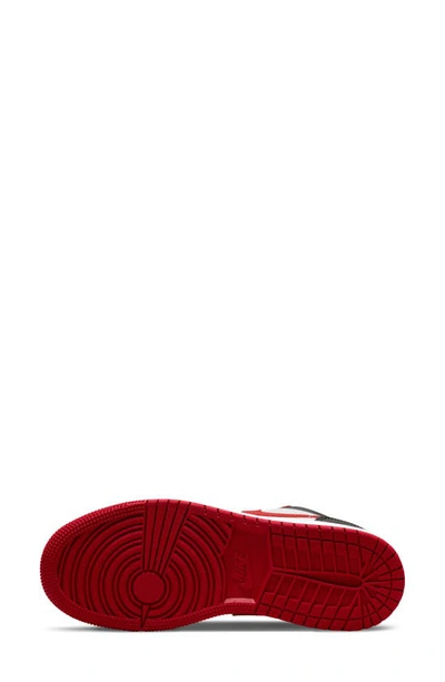 Shop Jordan Nike Air  1 Low Sneaker In White/ Gym Red/ Black