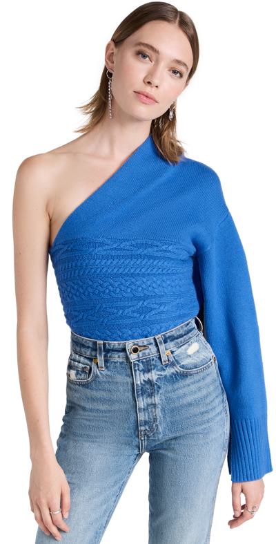 Shop Hellessy Loretto Sweater In Cobalt Blue