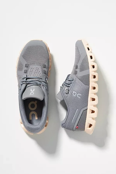 Shop On Cloud 5 Sneakers In Grey