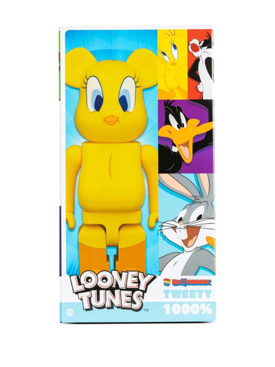 Medicom Toy Be@rbrick Tweety "1000%" Figure In Yellow