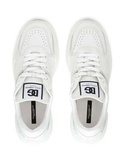 Shop Dolce & Gabbana Roma Low-top Sneakers In White