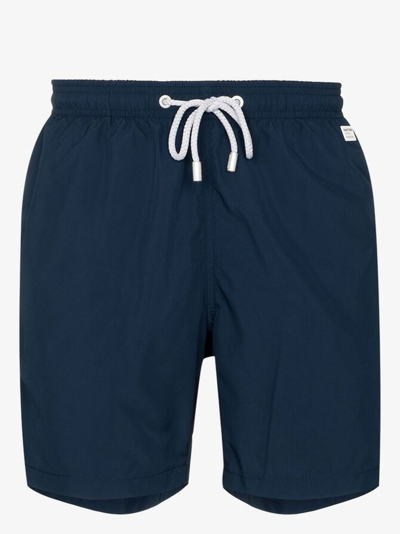 Shop Mc2 Saint Barth X Pantone Recycled Shell Swim Shorts - Men's - Elastane/polyamide/recycled Polyester In Blue
