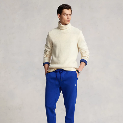 Shop Ralph Lauren Double-knit Jogger Pant In Heritage Royal